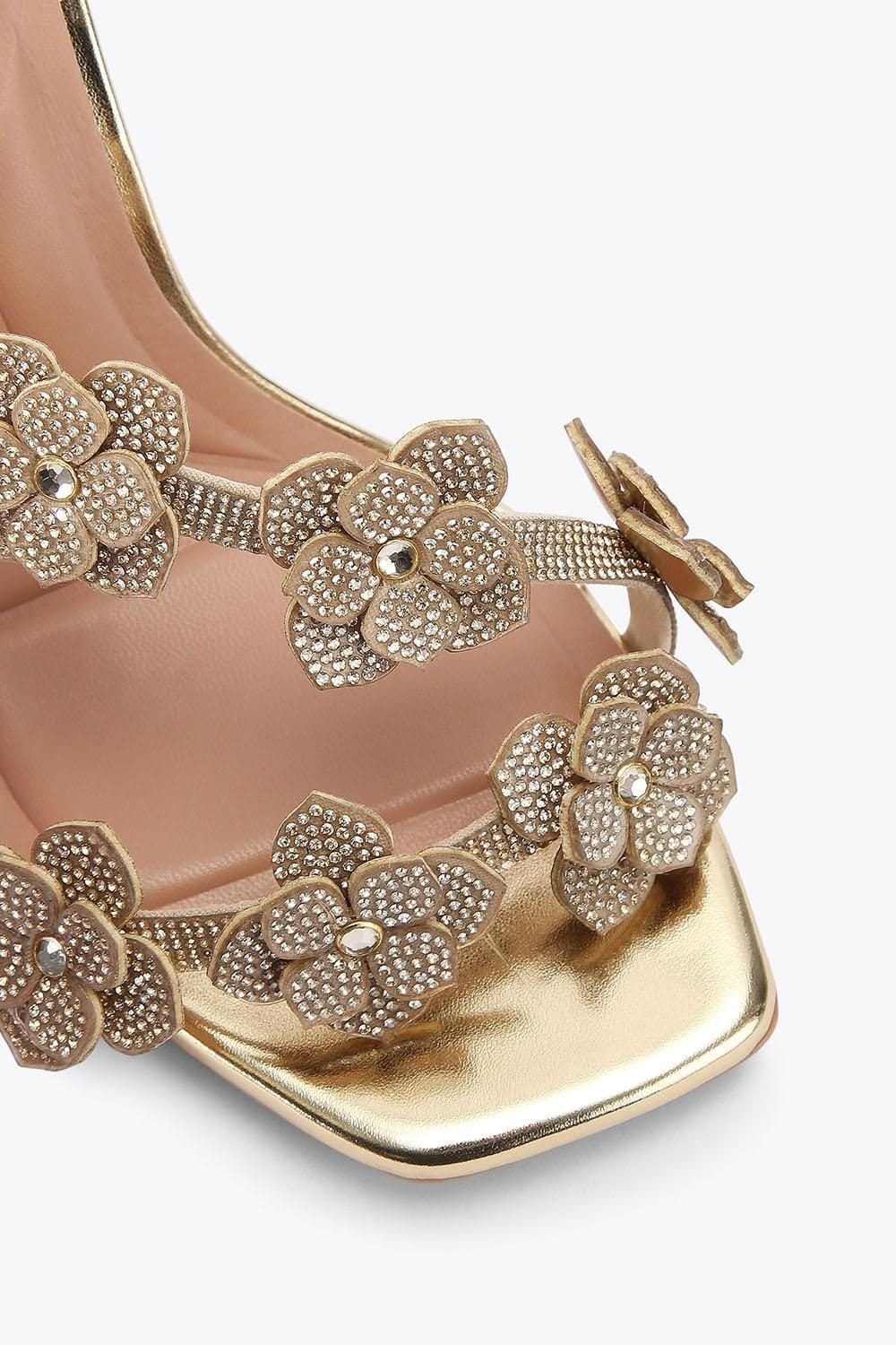 Carvela Carvela Women's 'Petalo Sandal' Heels in Gold - 4