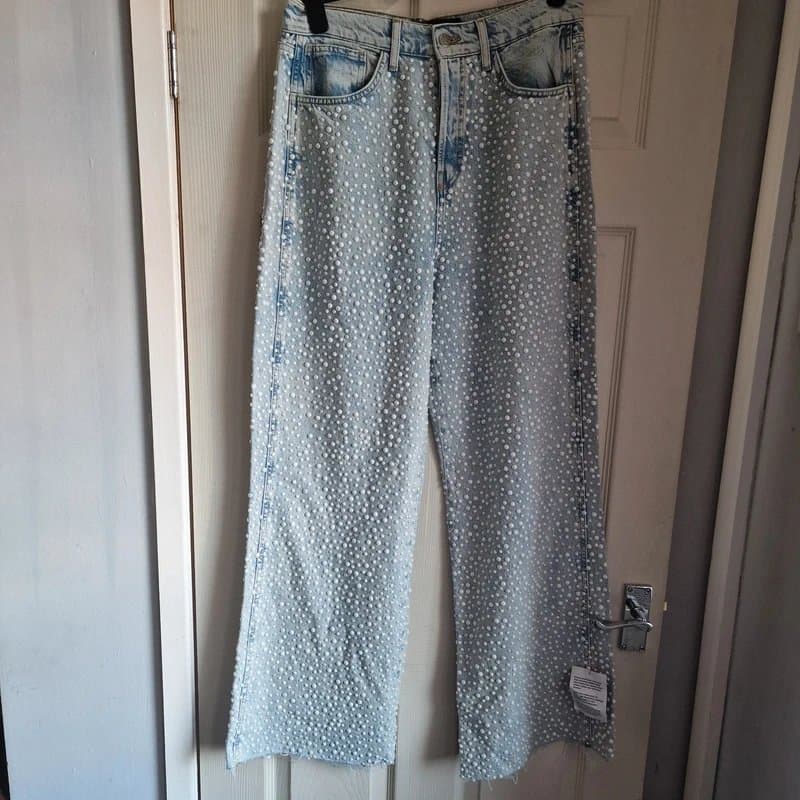 ASOS Denim embellished jeans
