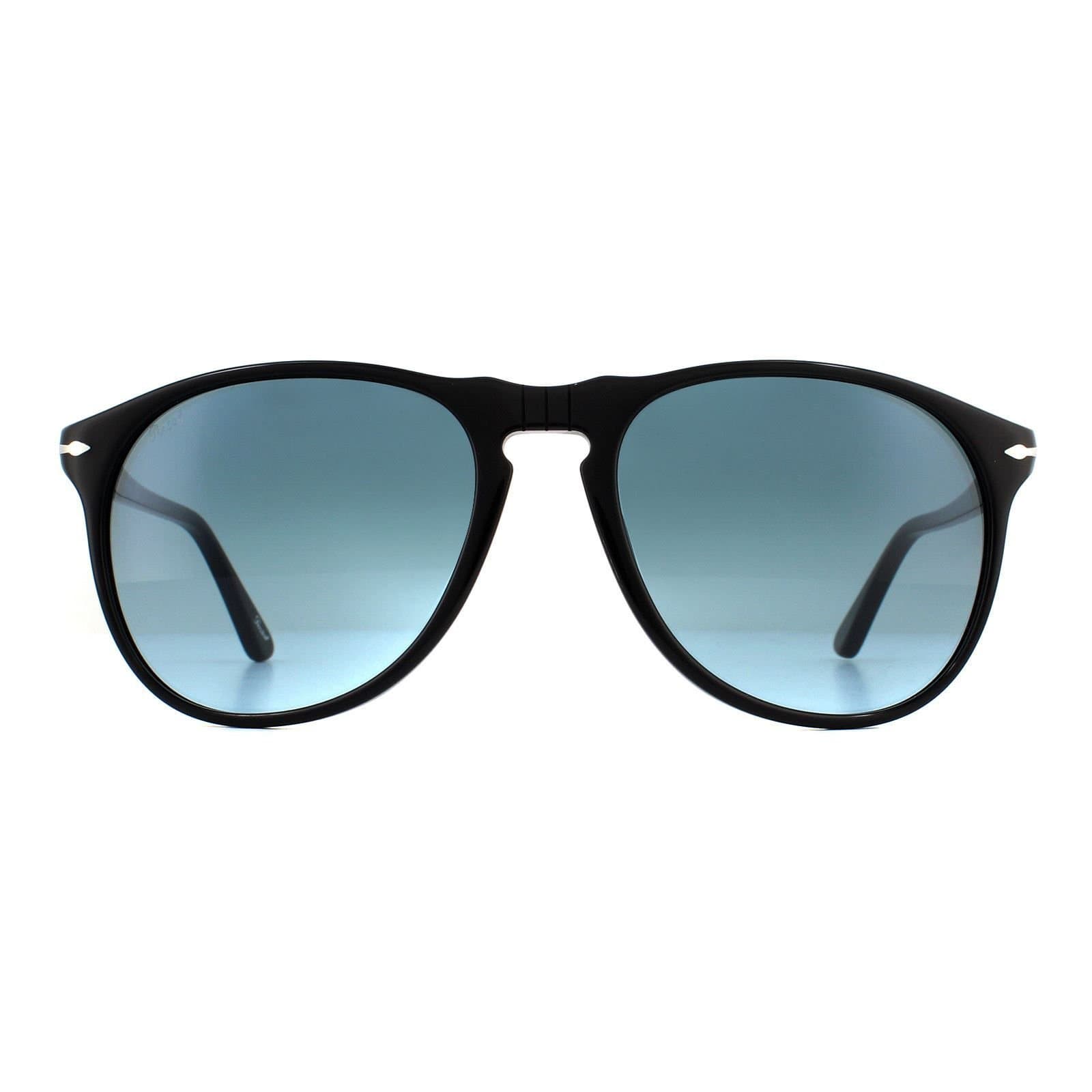 Persol Persol Men's Aviator Black Blue Gradient Sunglasses