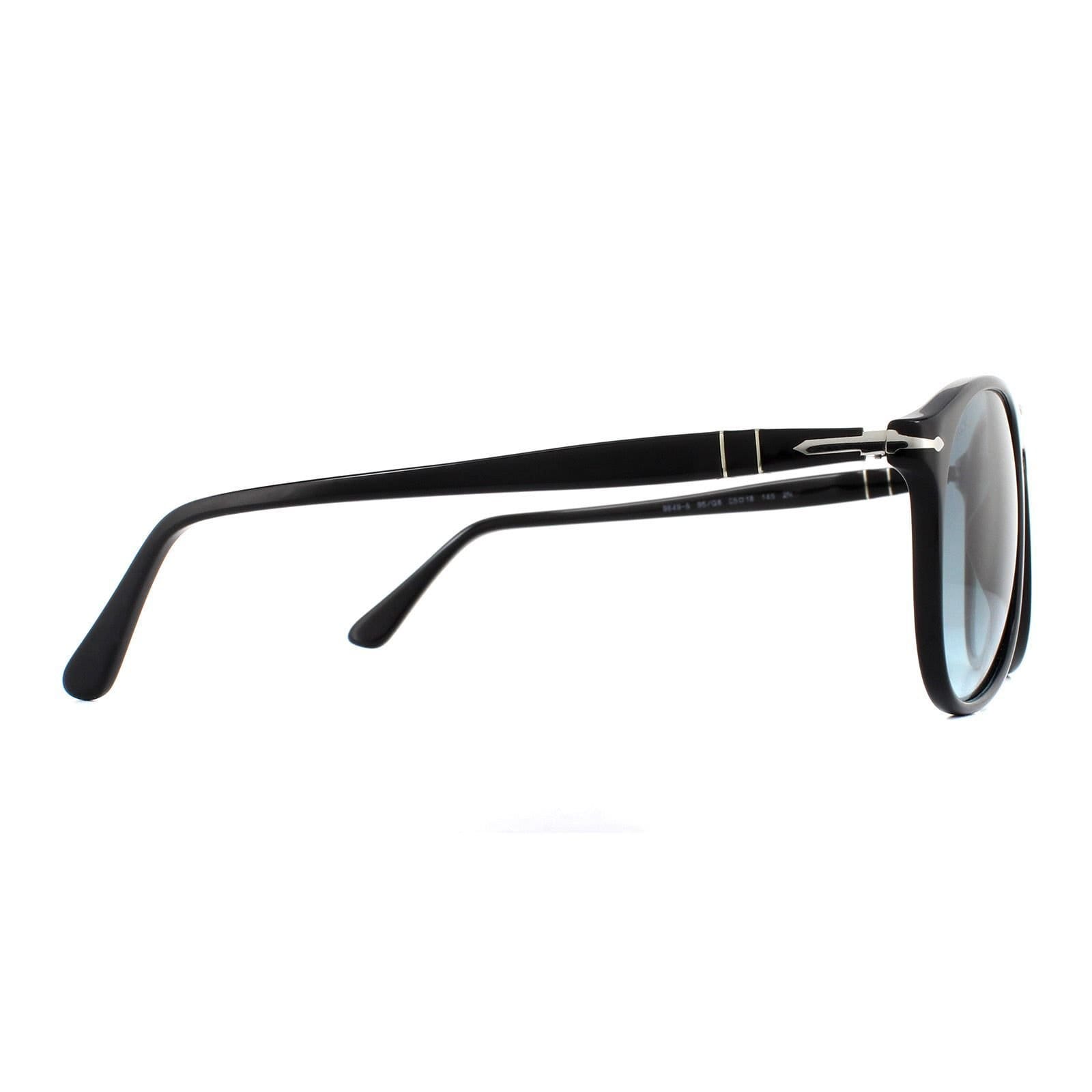 Persol Persol Men's Aviator Black Blue Gradient Sunglasses - 4