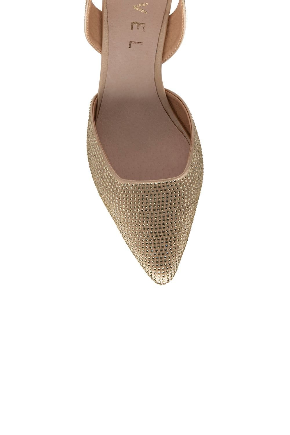 Ravel Ravel Women's 'Mallow' Satin Pointed-Toe Shoes in Gold - 4