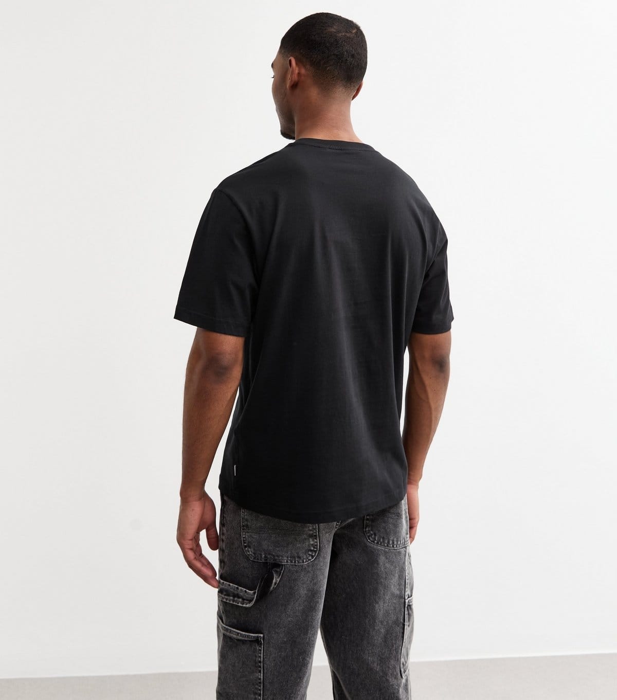 Only and Sons Women's Unisex Black Oasis Swirl Print T-shirt Only and Sons New Look - 4