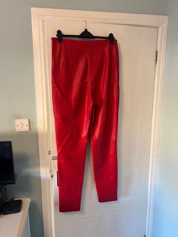 ASOS ASOS tall faux leather trousers