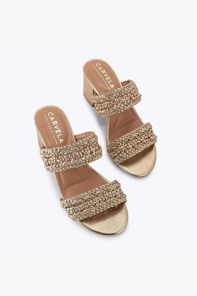 Carvela Carvela Women's 'Portofino Block' Sandals in Gold - 2