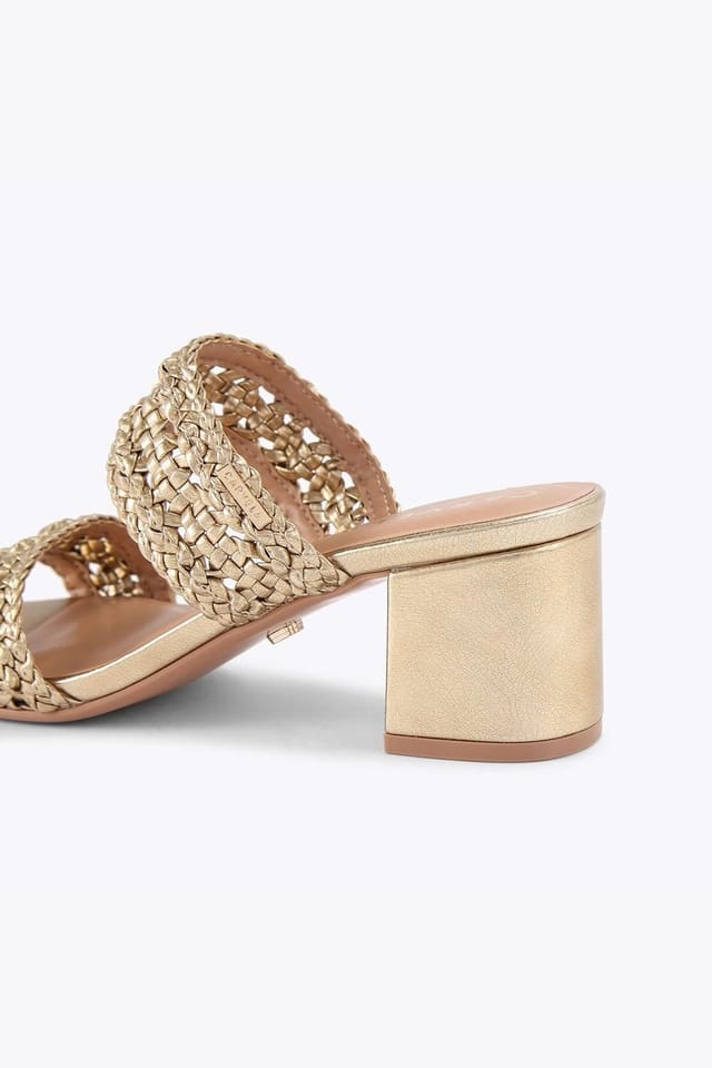 Carvela Carvela Women's 'Portofino Block' Sandals in Gold - 3