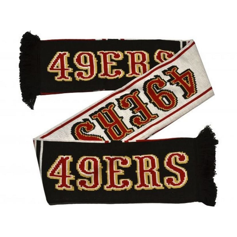 San Francisco 49ers San Francisco 49ers Men's Colour Rush Bar Scarf in Black - 1