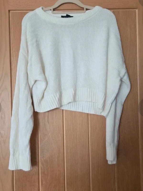 New Look New look cropped white jumper 14