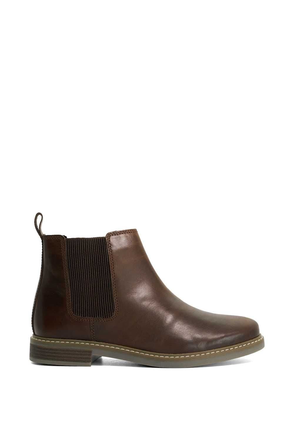 Dune London Dune London Men's 'Cardeny' Brown Leather Chelsea Boots