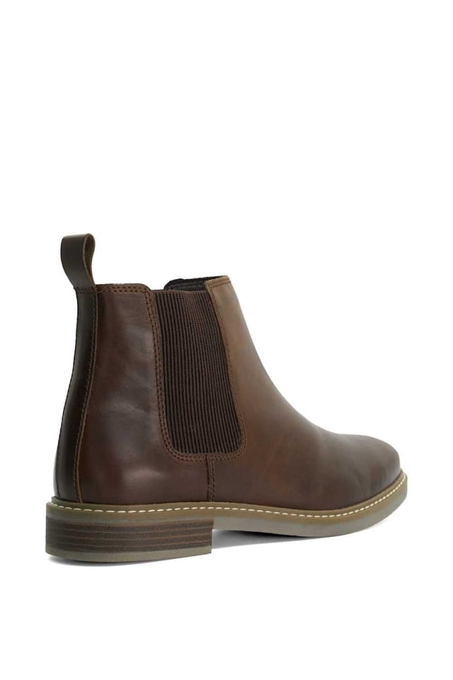 Dune London Dune London Men's 'Cardeny' Leather Chelsea Boots in Brown - 3