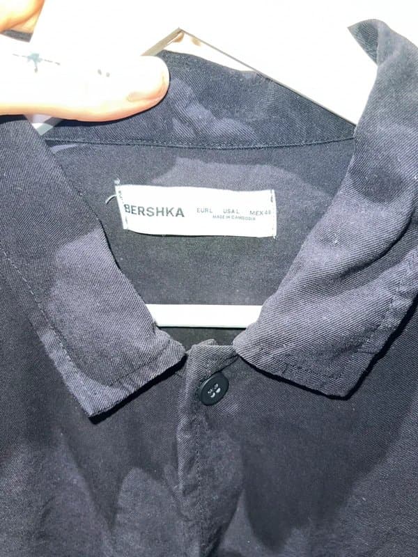 Bershka Bershka Black Boxy Fit Shirt L