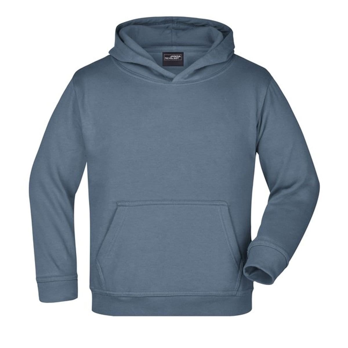James and Nicholson James and Nicholson Men's Moisture Wicking Hoodie in Dark Grey - 1