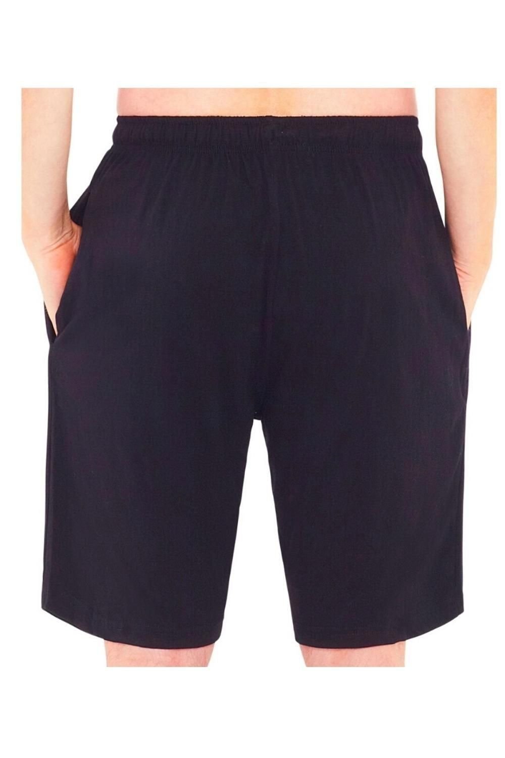Just Essentials Just Essentials Men's 2 Pack Jersey Pyjama Shorts in Black - 3
