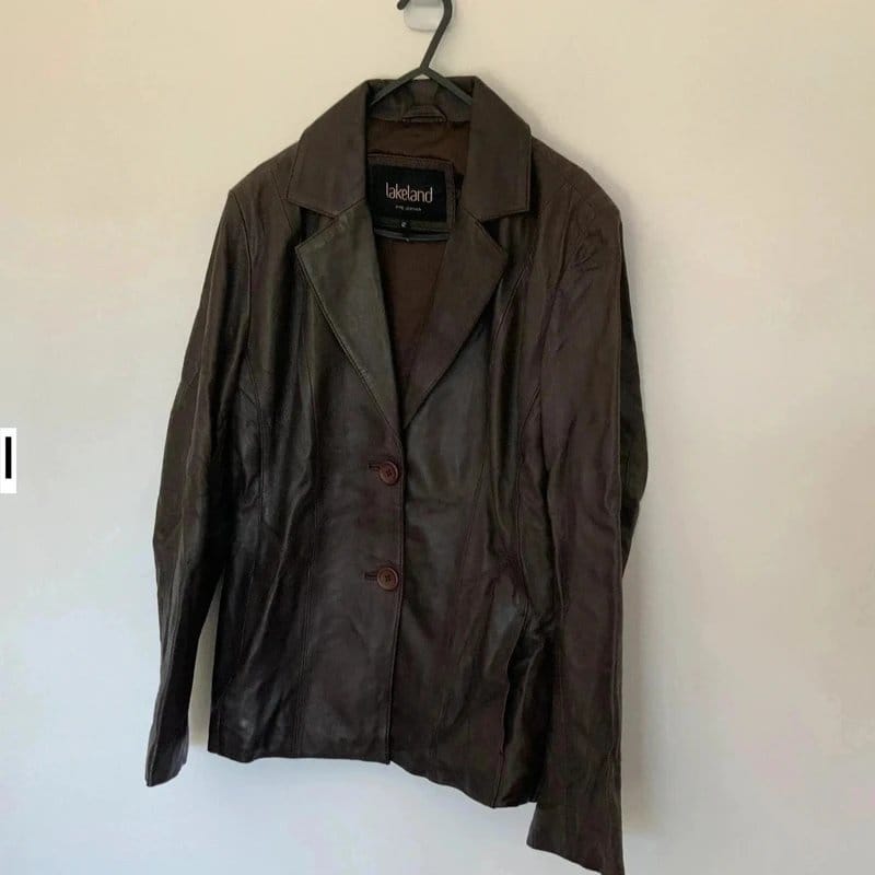 Lakeland Brown Leather Jacket for Women