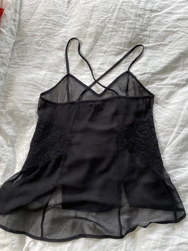 ASOS ASOS sheer black top