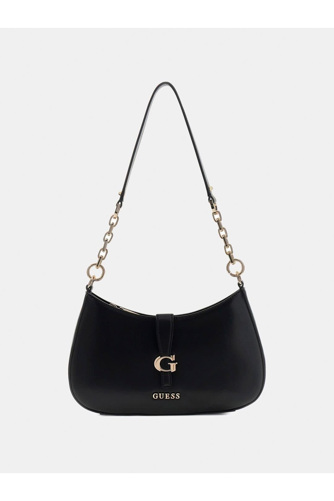 Guess Guess Women's Carrie Top Zip Shoulder Bag Black