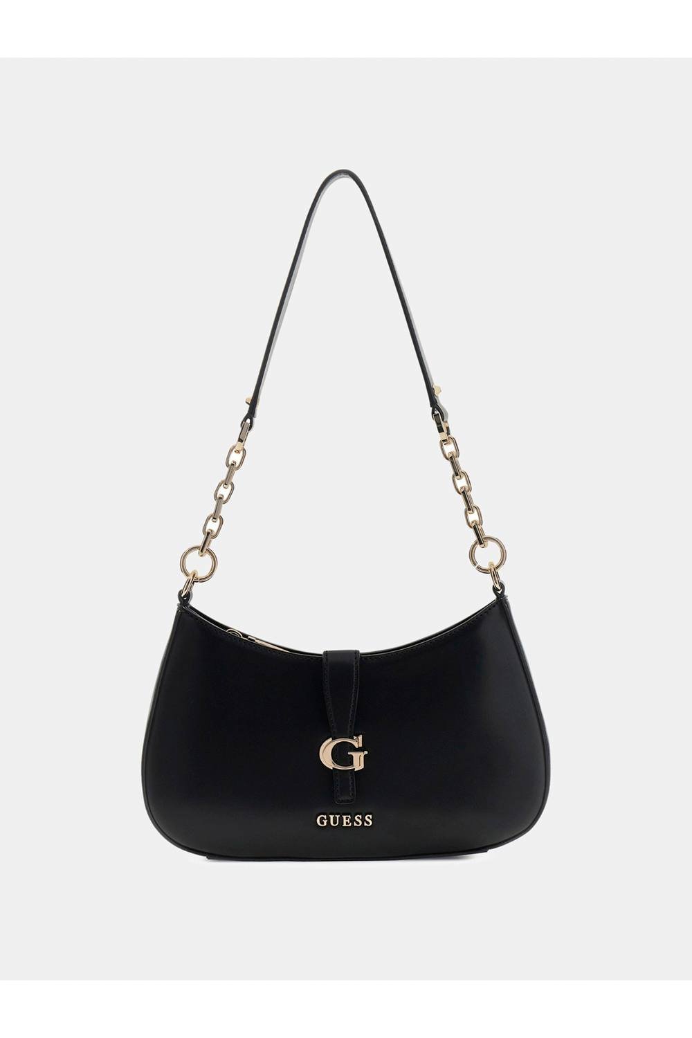 Guess Guess Women's Carrie Top Zip Shoulder Bag Black - 2