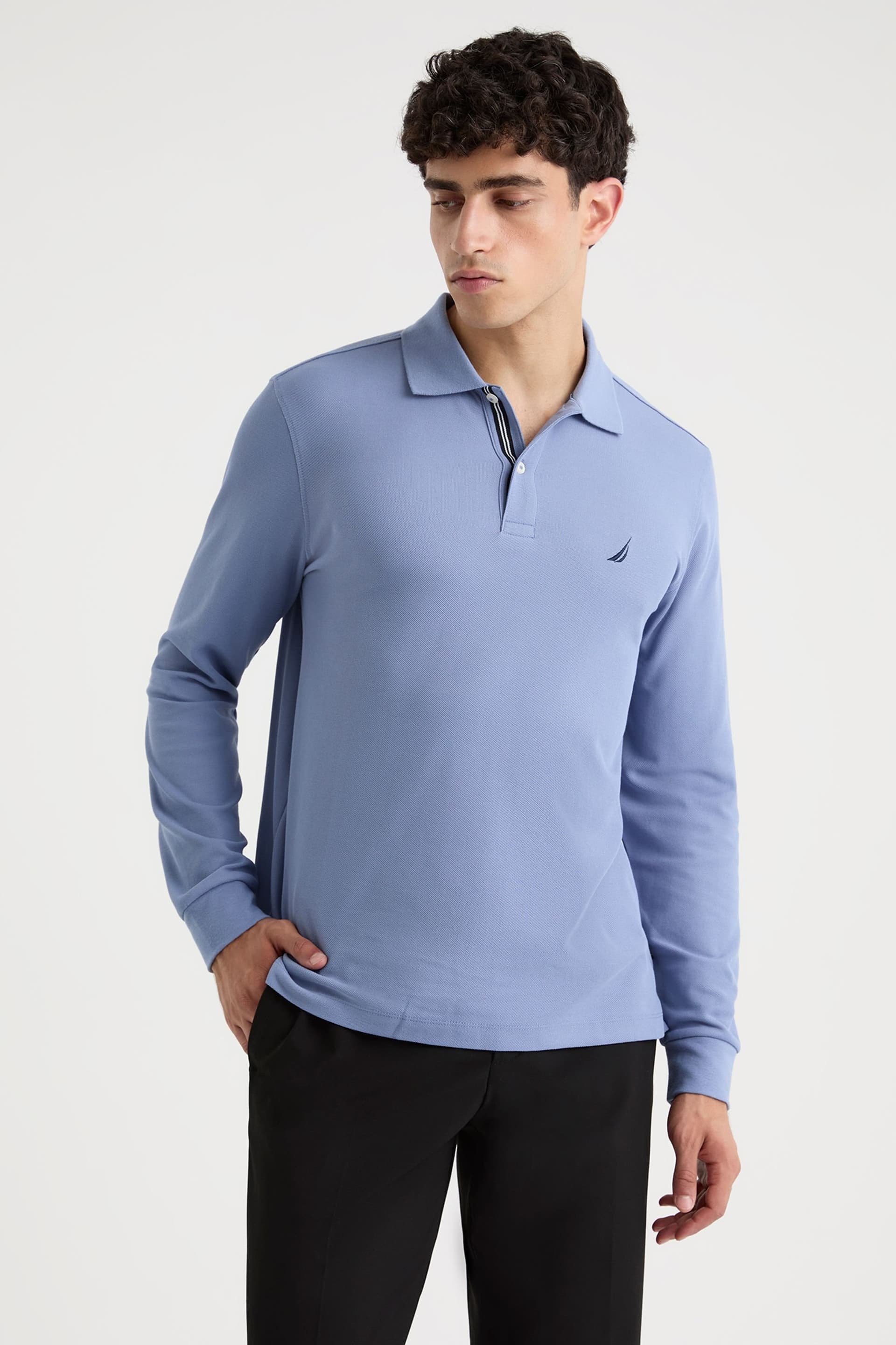 Nautica Nautica Men's Cabin Long Sleeve in Light Blue