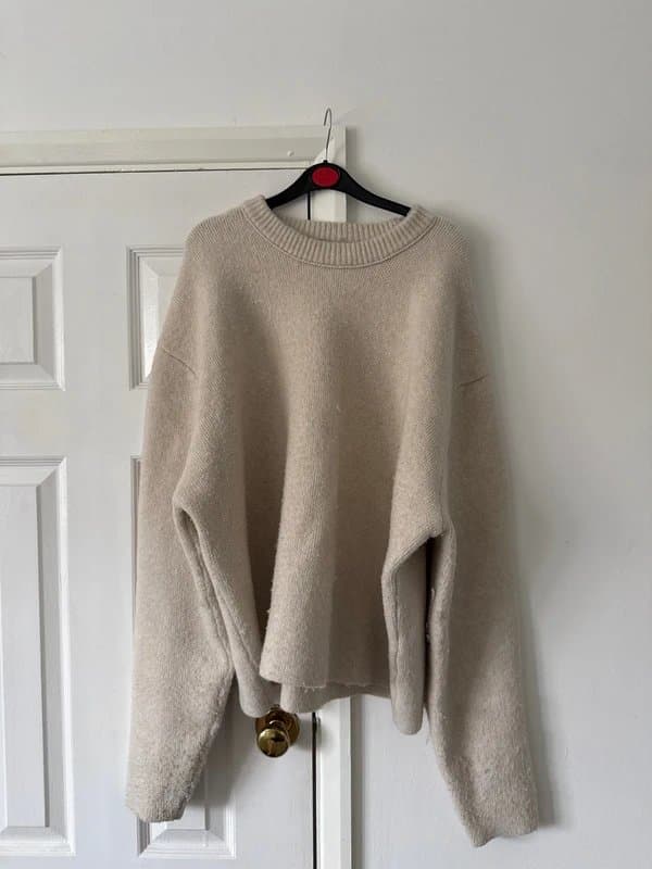 Bershka Bershka Men’s cream jumper