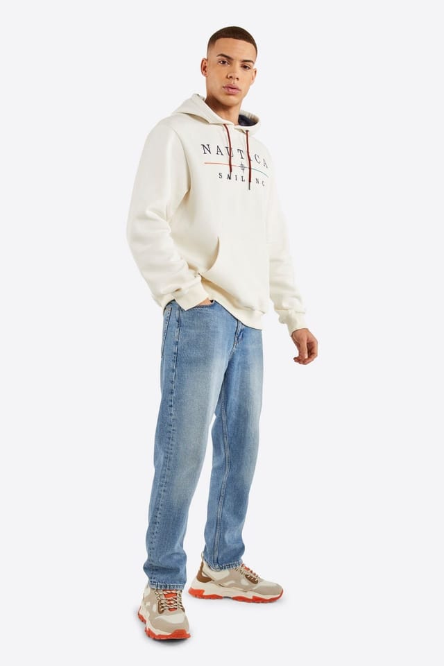 Nautica Nautica Men's Malbo Oh Ecru Hoodie - 3