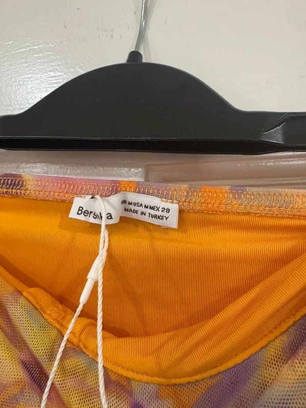 Bershka Floral boob-tube