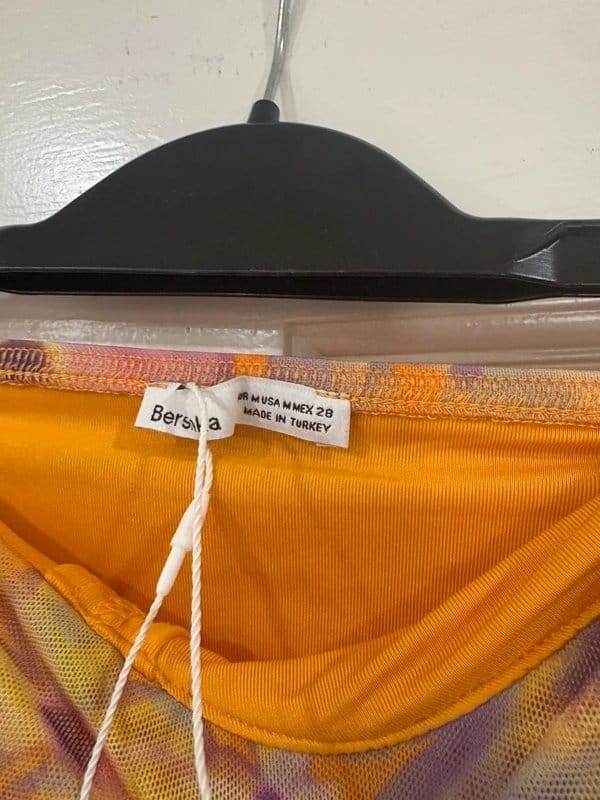 Bershka Multi-Colour Floral Boob-Tube