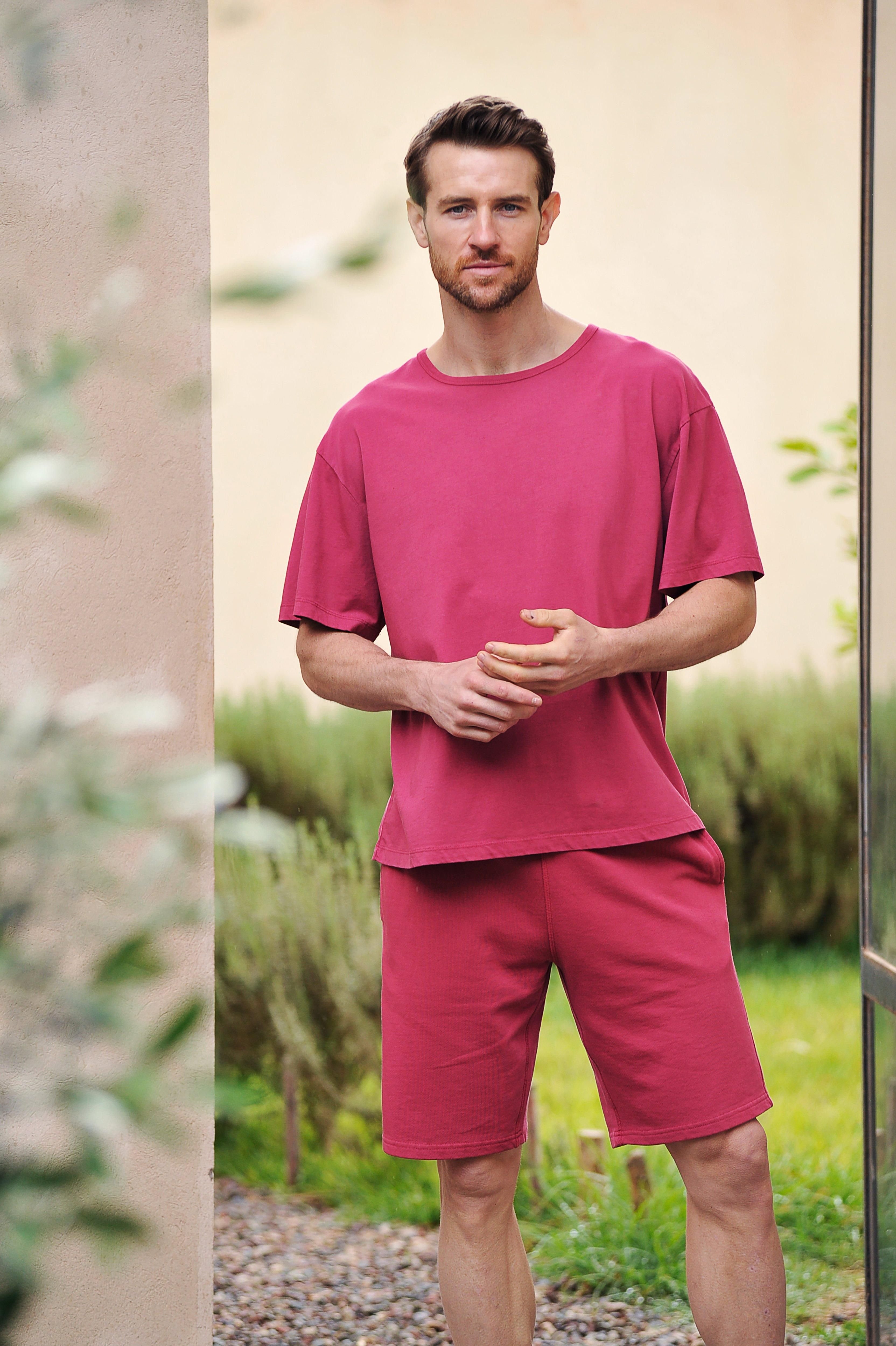 Oiler & Boiler Oiler & Boiler Men's Tangier Garment Dye Short in Dark Red - 2