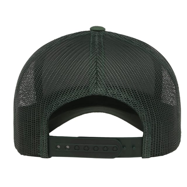 Classic Classic Men's Retro Trucker Cap in Bottle Green - 2