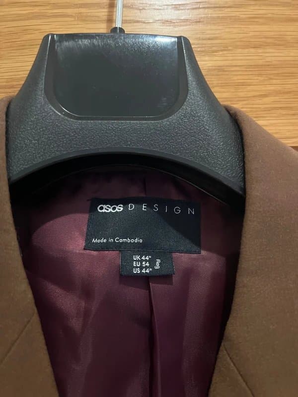 ASOS ASOS brown blazer