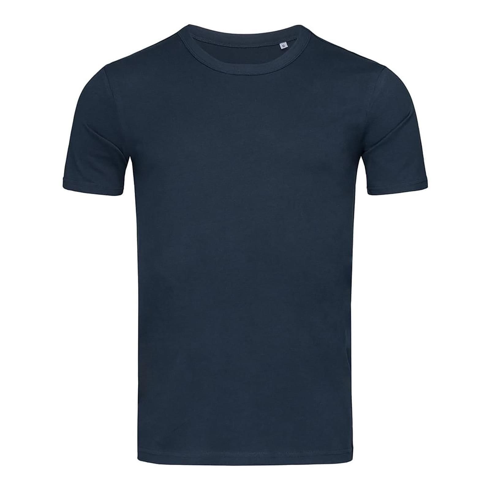 Stedman Stars Men's Mid Blue Crew Neck Tee