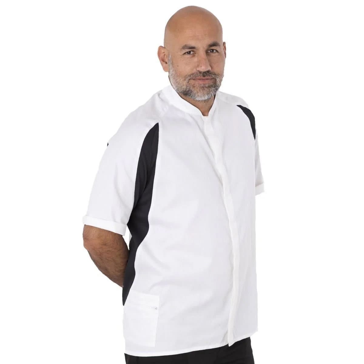 Le Chef Le Chef Men's Single-Breasted Chef Jacket in White