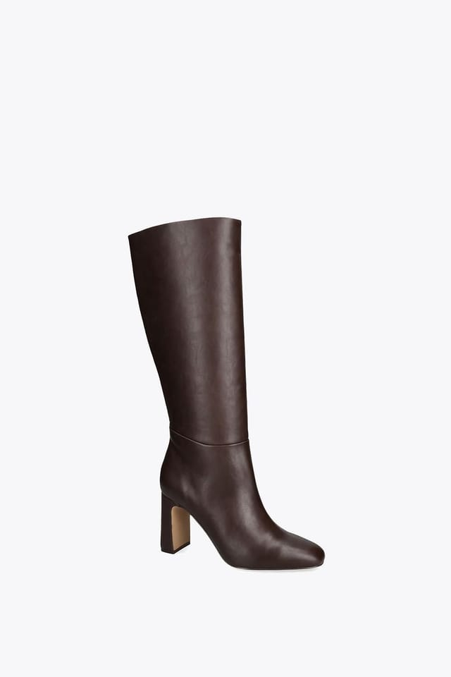 Steve Madden STEVE MADDEN Women's 'Speedway Dark Brown Leather' Leather Boots - 2