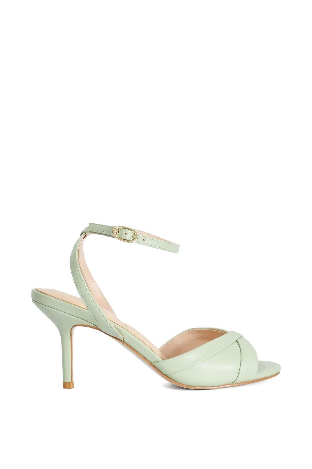 Dune London Dune London Green Leather Sandals Size 6