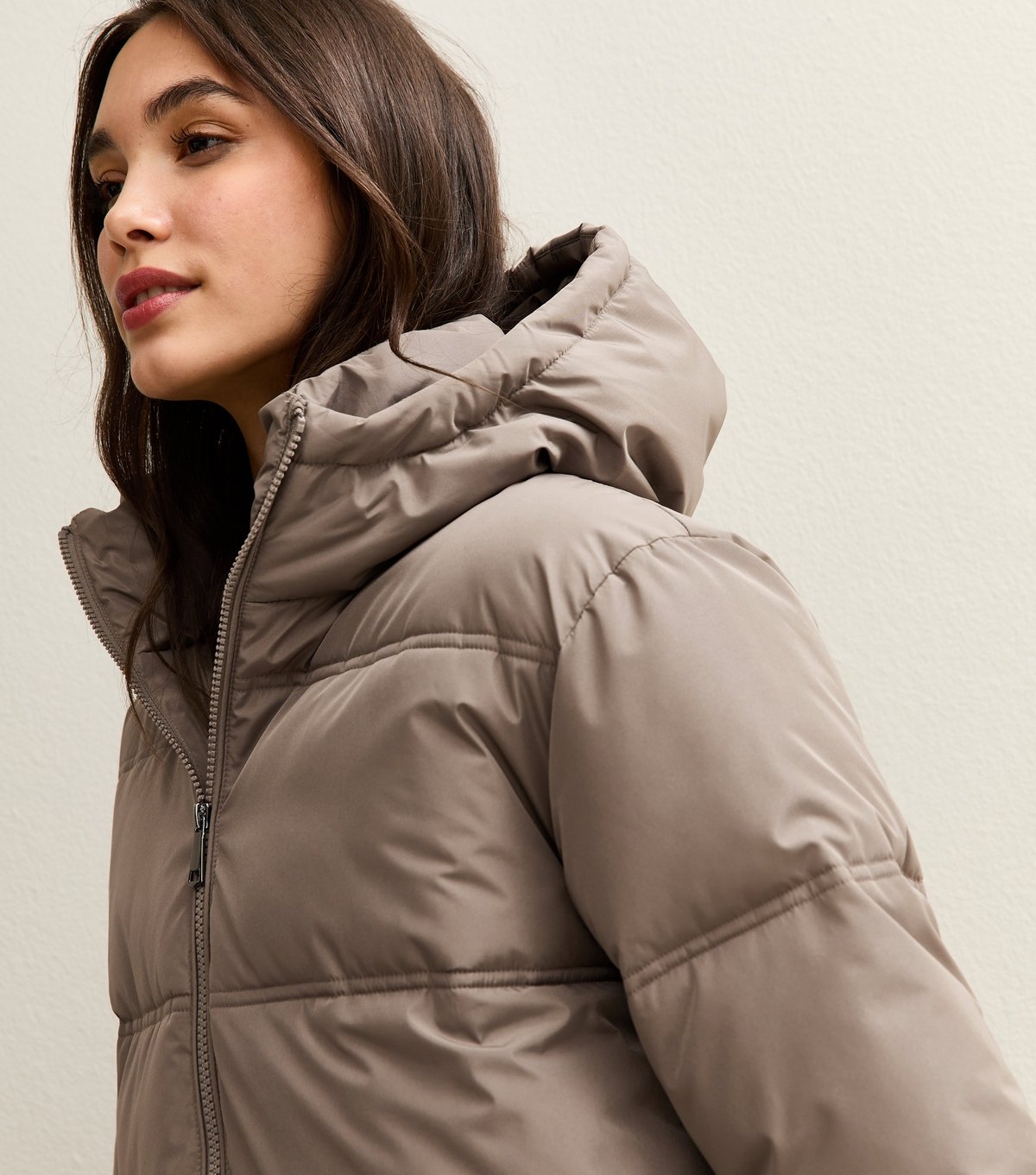 New Look Women's Mink Midi Length Puffer Jacket New Look - 2