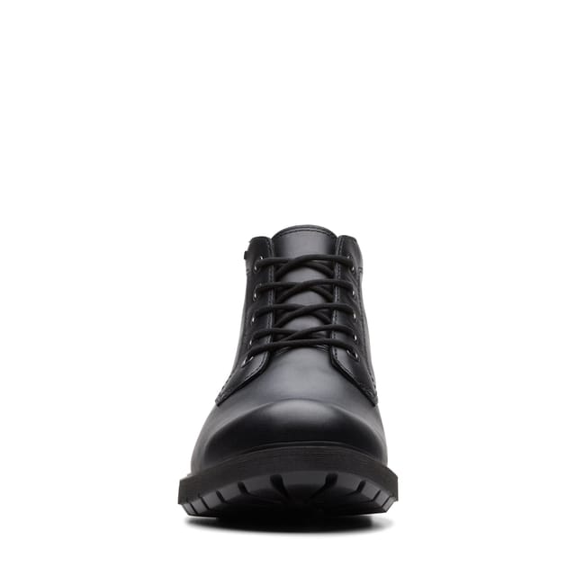 Clarks Clarks Men's Batcombe Mix GORE-TEX Black Leather Ankle Boots - 3