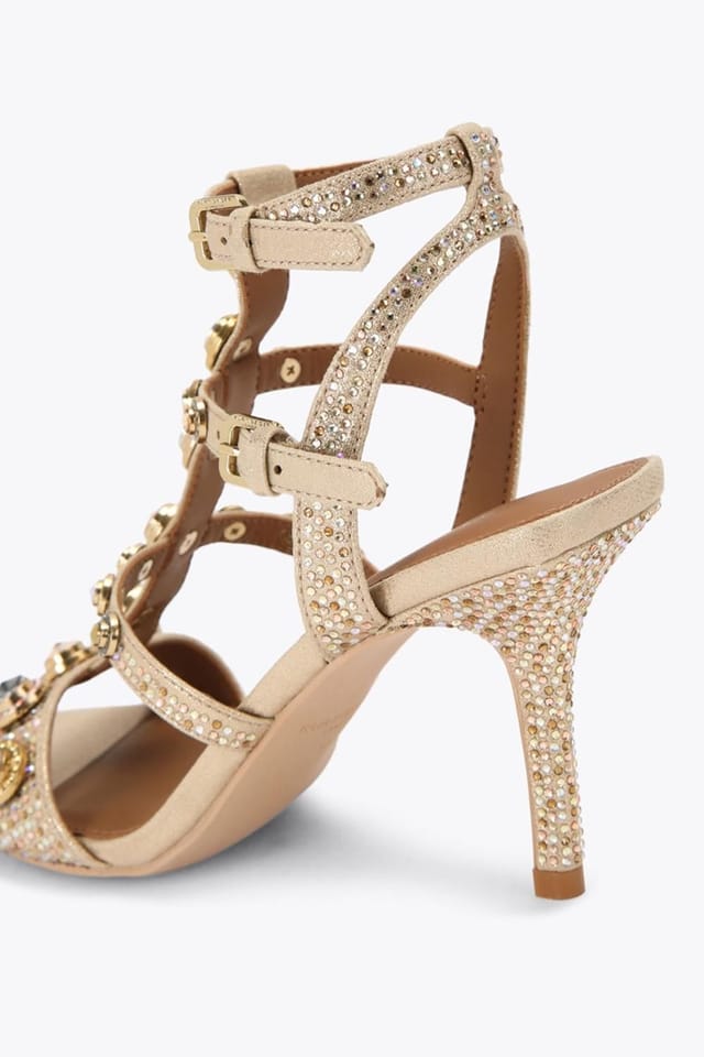 Kurt Geiger London Kurt Geiger London Women's 'Octavia Gladiator Sandal' Heels in Gold - 3