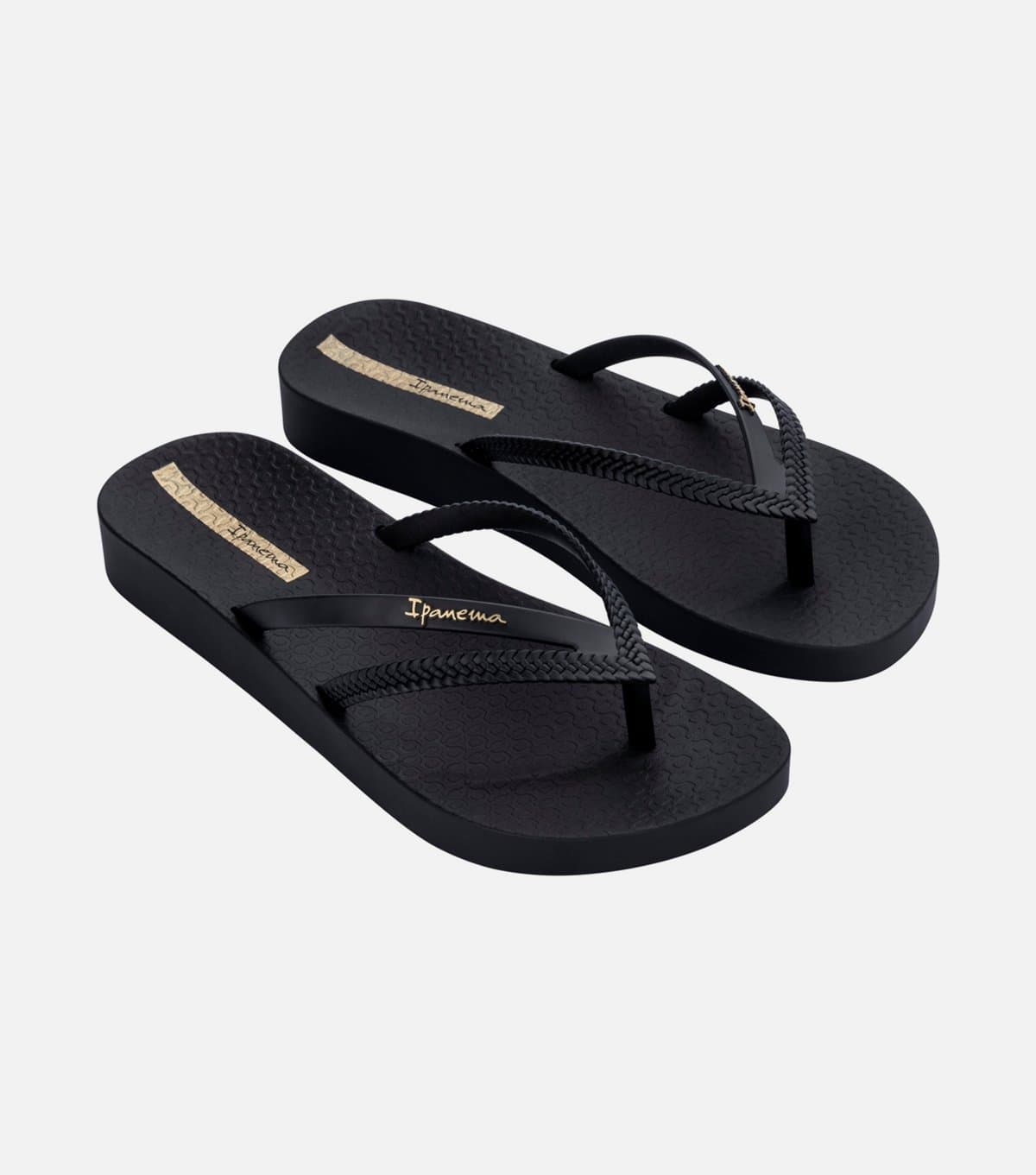 Ipanema Women's Black Double Strap Flip Flops Ipanema New Look