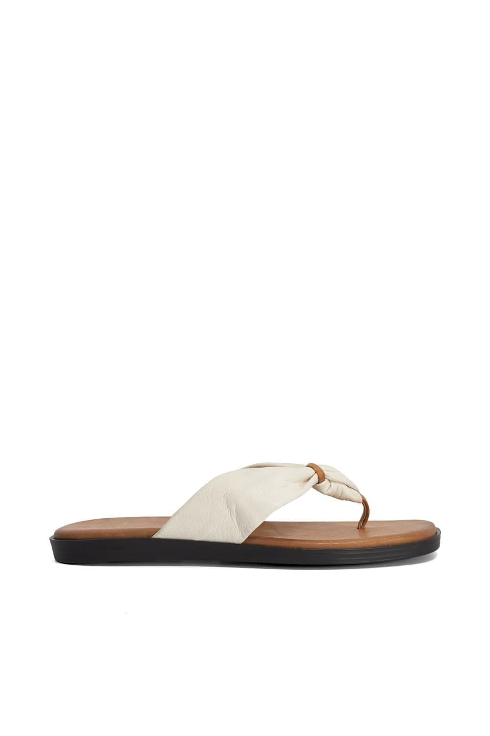 Dune London Dune London Women's 'Looks' Leather Sandals in Natural