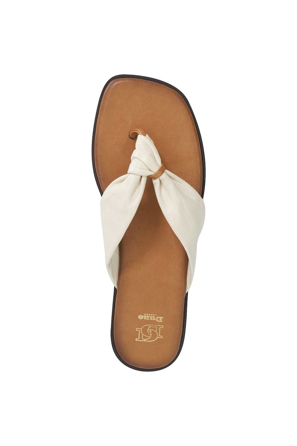 Dune London Dune London Women's 'Looks' Leather Sandals in Natural - 4