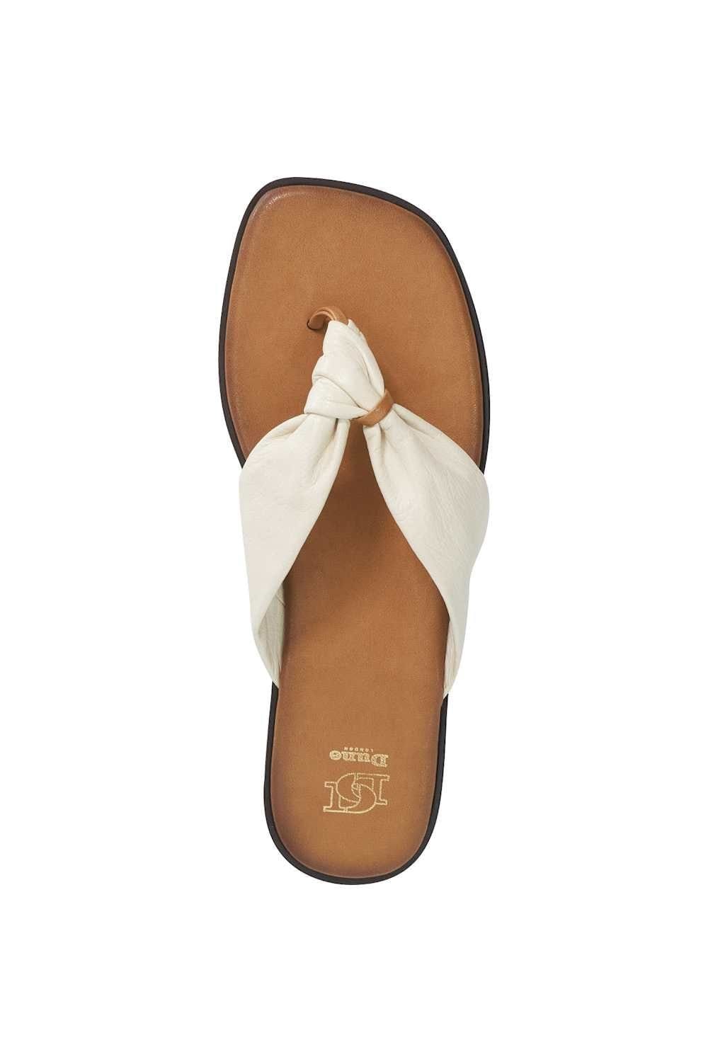 Dune London Dune London Women's 'Looks' Leather Sandals in Natural - 4