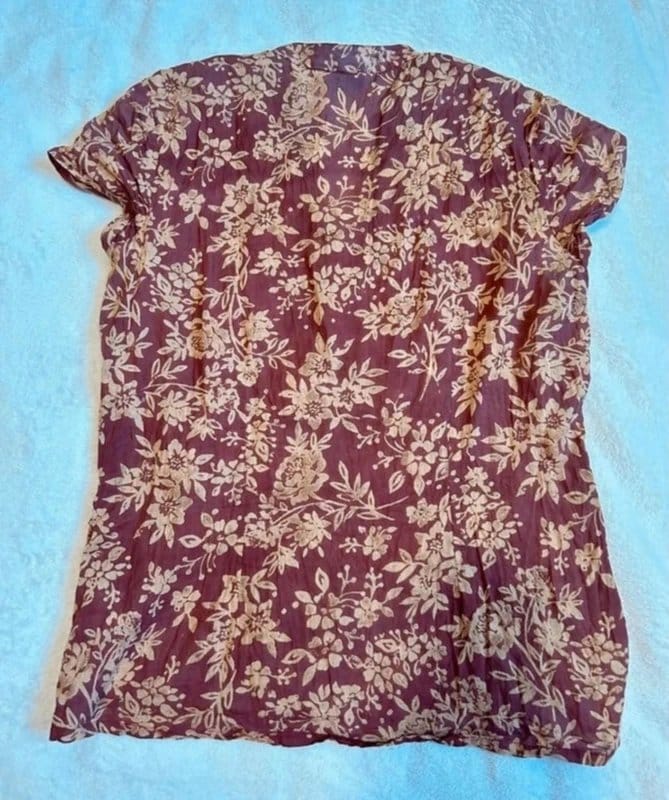 New Look Vintage Floral Sequin Top