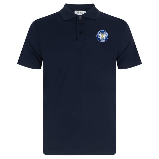 fan originals fan originals Men's Adults Leeds Retro Polo Shirt in Navy - 2