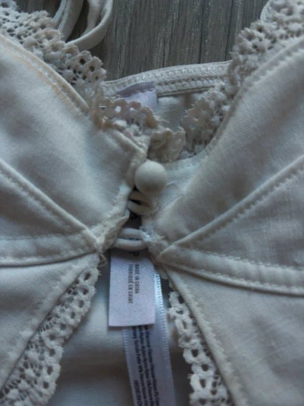 Urban Outfitters Urban outfitters out from under white lace trim split cami top