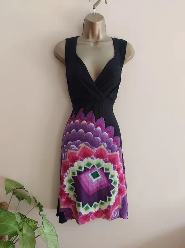 Desigual Desigual knitted cotton dress 8