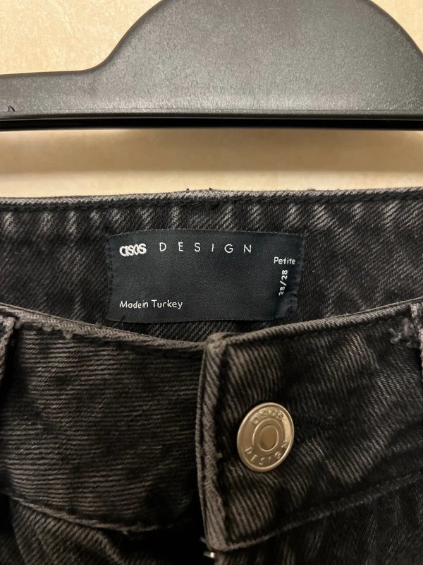 ASOS Washed black denim balloon style jeans - 1