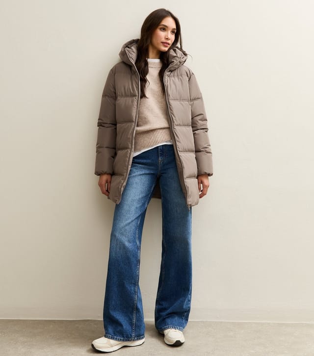 New Look Women's Mink Midi Length Puffer Jacket New Look - 3