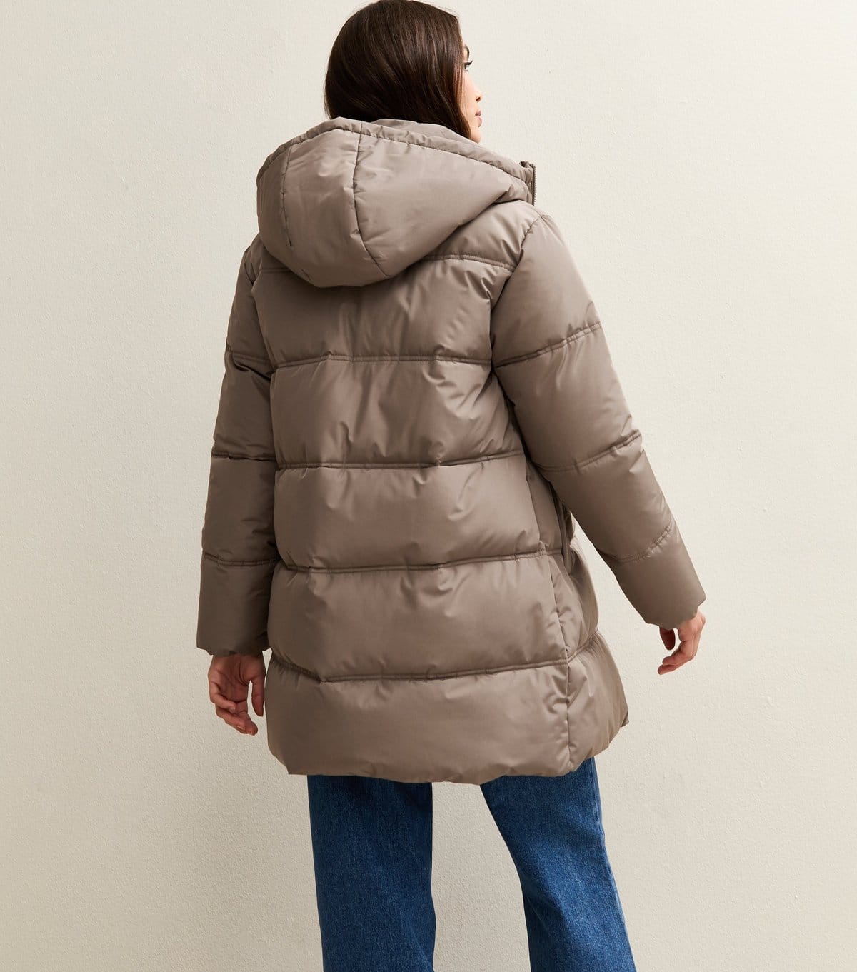 New Look Women's Mink Midi Length Puffer Jacket New Look - 4