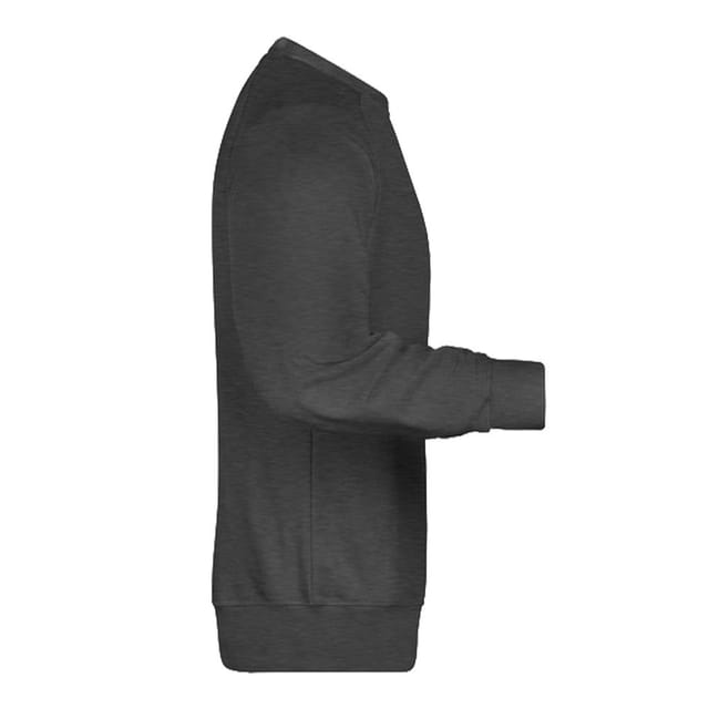 James and Nicholson James and Nicholson Men's Plain Sweatshirt in Black - 3