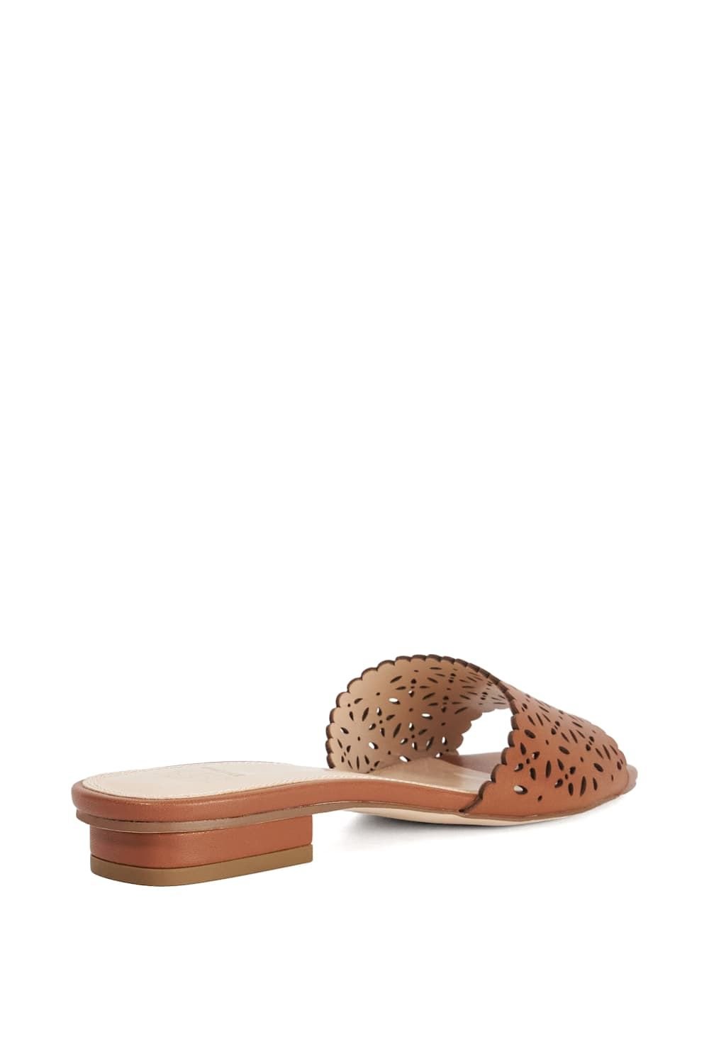 Dune London Dune London Women's 'Leostar' Leather Sandals in Brown - 3