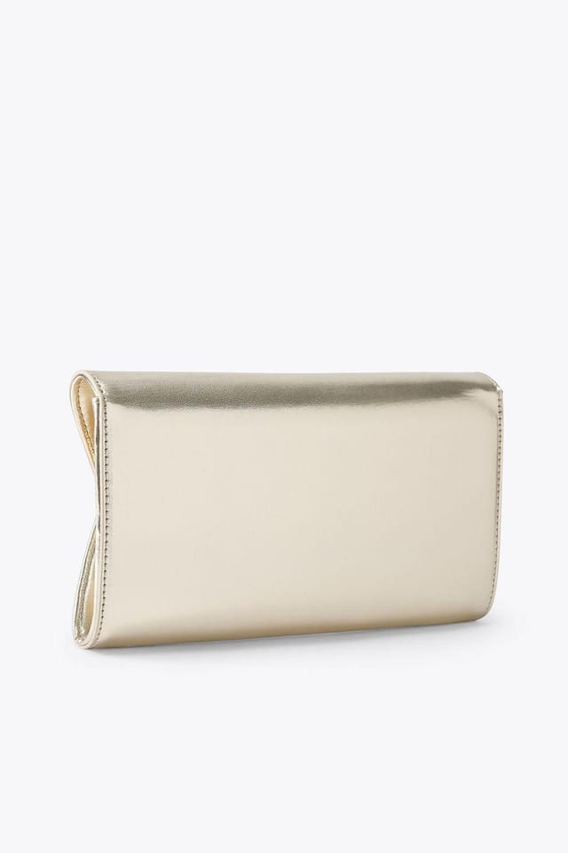 Carvela Carvela Women's 'Spirit Clutch' Patent Bag in Gold - 3