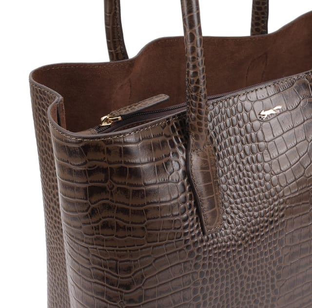 Paul Costelloe Paul Costelloe Women's Halti Leather Shoulder Bag in Brown - 3